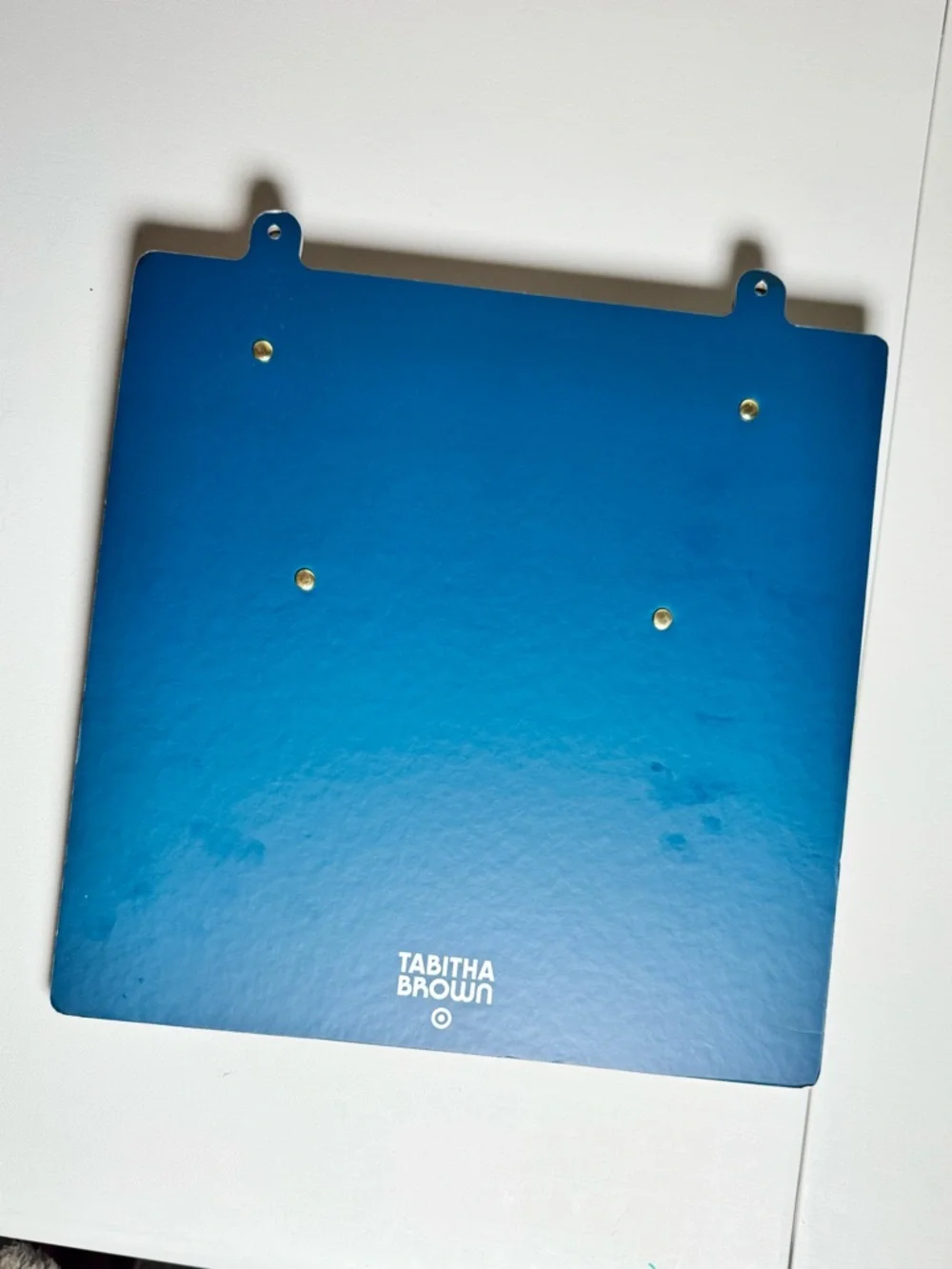 Very G Teal & Pink Flip Calendar - Bold Monthly display for wall.